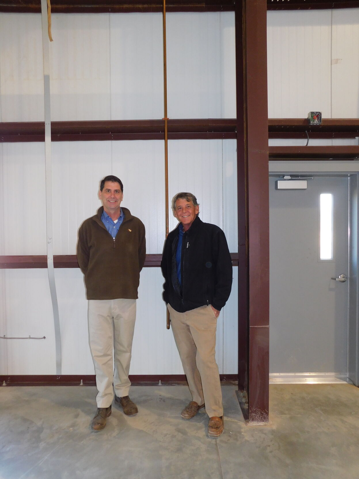 Scott Wayland and Mike Appleton in appleton campbell building